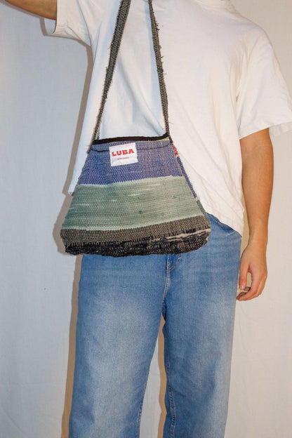 Crossbody kludetæppetaske Medium